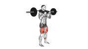 Squat avec barre de sécurité