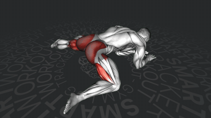 Allungamento della Rana a Metà con Dondolio