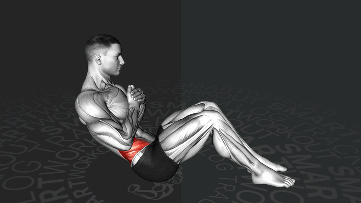 Скручивание сидя