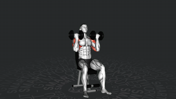Seated Arnold Dumbbell Press