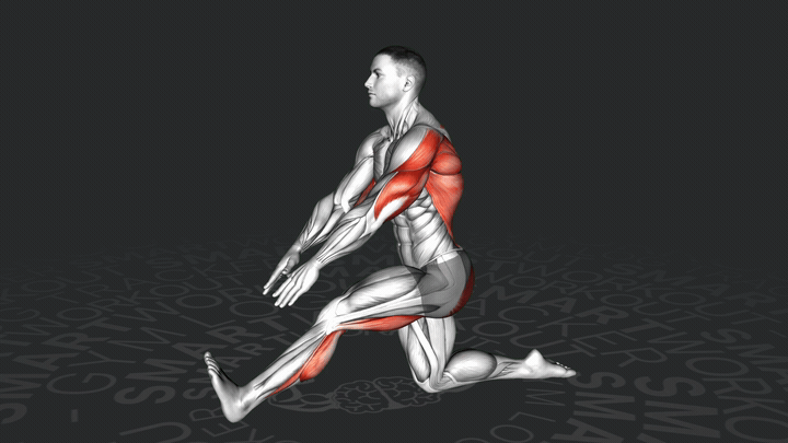 Allungamento dei Muscoli Posteriori della Coscia in Ginocchio