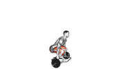 Squat sauté avec barre hexagonale