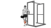 Single-Leg Calf Raise with Dumbbell