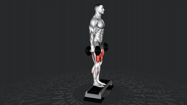 Affondo Inverso con Manubri da Gradino