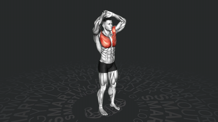 Estiramiento de Pecho con Codos Abiertos