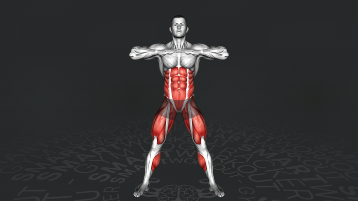 Русский твист стоя