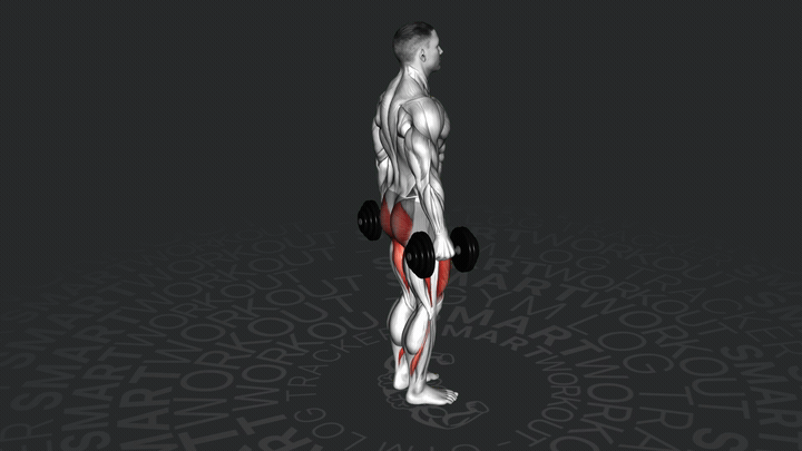 Affondo Posteriore con Manubri