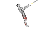 Squat avec sangles de suspension