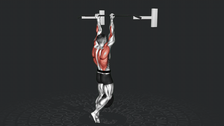 Подтягивание с отягощением