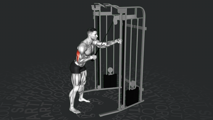 Einarmiges Kabel-Trizeps-Drücken