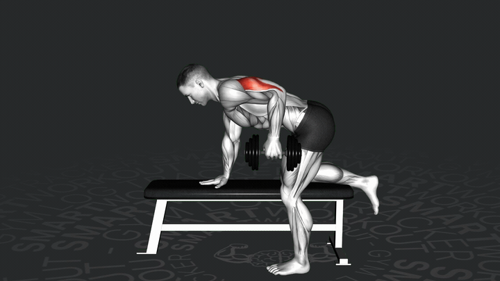 Einarmiges Kurzhantel-Sitzendes Trizepsstrecken