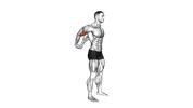 Étirement des biceps en position debout