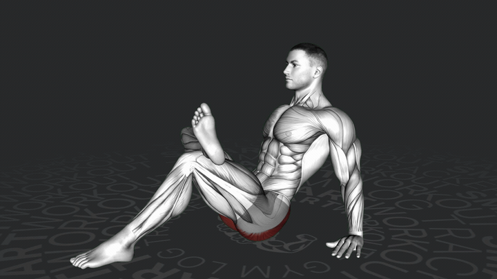 Seated Figure 4 Stretch