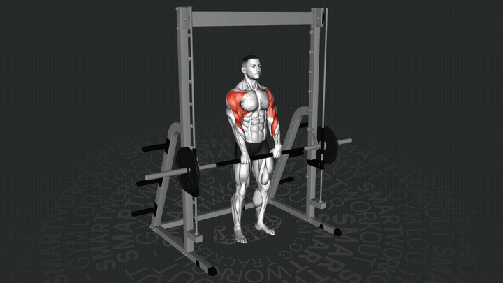 Smith Machine Upright Row