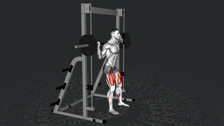 Squat alla Smith Machine con Sedia