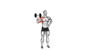 One-Arm Shoulder Press Dumbbell