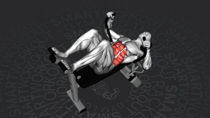 Машинный лежачий скручивания