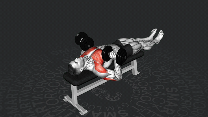 Press Larsen con Mancuernas