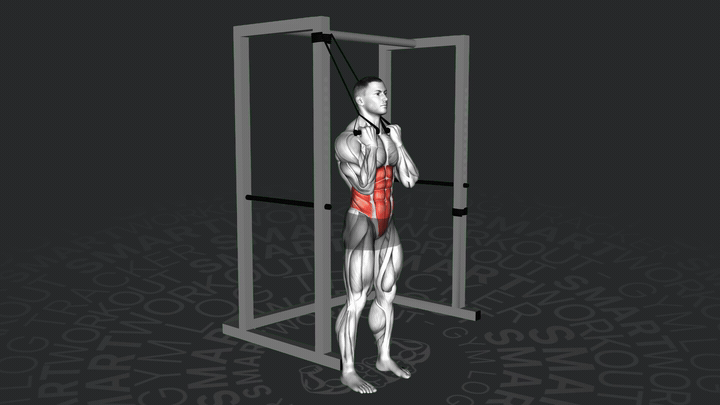 Стоячие скручивания с резинкой