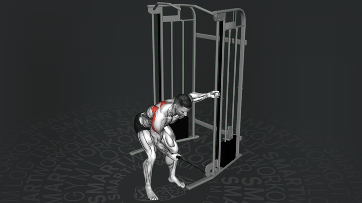 One-Arm Cable Rear Delt Fly