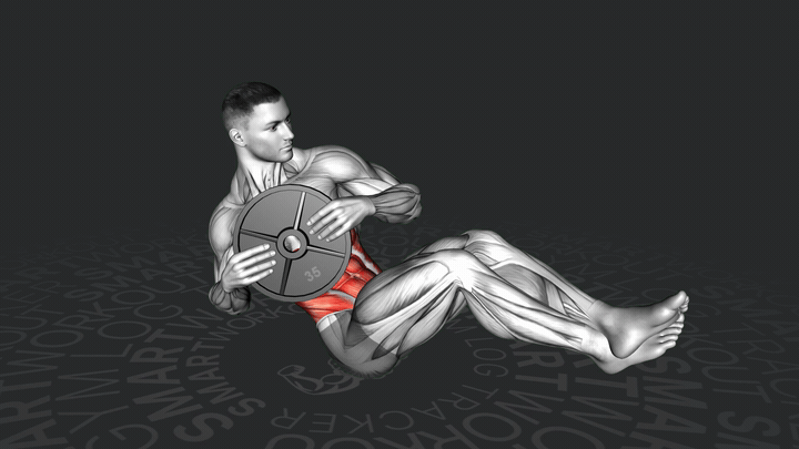 Русский твист с отягощением