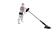 One-Arm Landmine Standing Shoulder Press