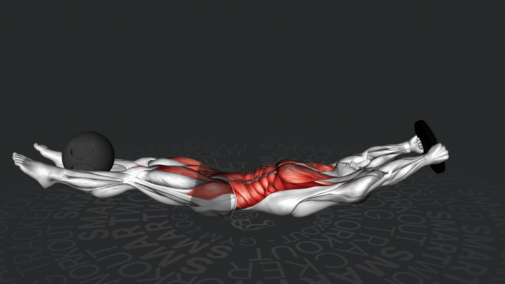 Удержание в полой позиции с отягощением