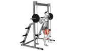 Squat Chaise sur Smith Machine