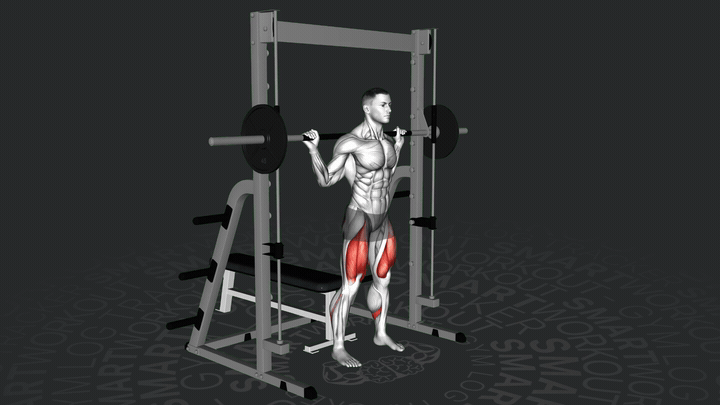 Squat alla Smith con panca