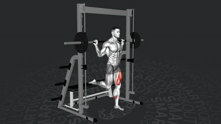Squat Bulgaro alla Smith Machine