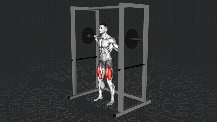 Squat con fermo ai pin