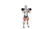 Thruster avec deux kettlebells