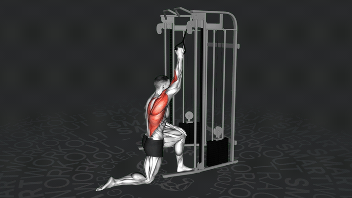 One-Arm Cable Half-Kneeling Lat Pulldown