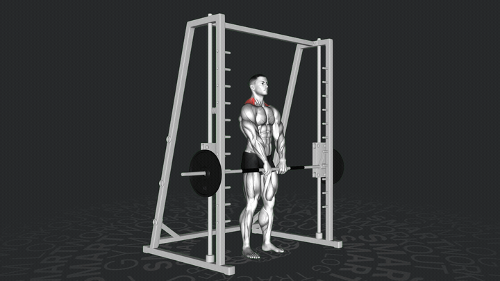 Шраги в тренажере Смита