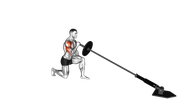 One-Arm Landmine Half Kneeling Shoulder Press