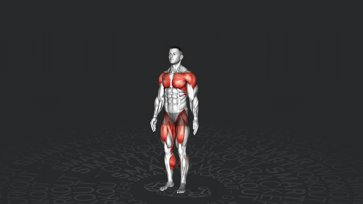 Salti con apertura delle braccia e delle gambe