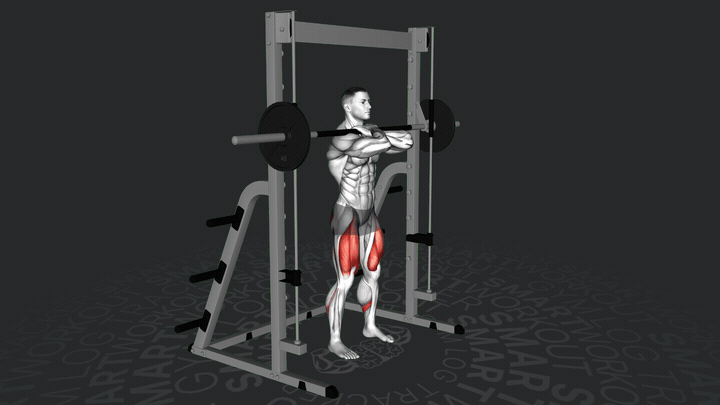 Squat Frontale alla Smith Machine