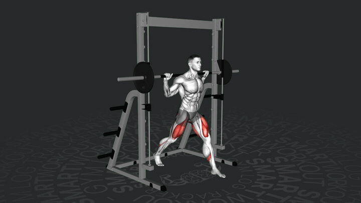 Squat Bulgaro alla Smith Machine