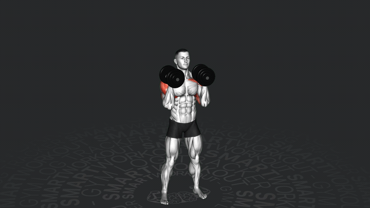 Dumbbell Standing Alternate Press