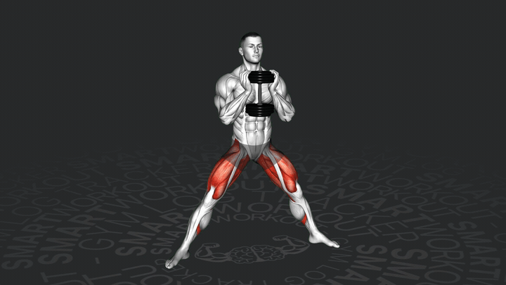 Weighted Cossack Squat