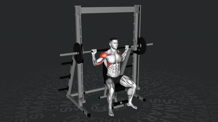 Smith Seated Behind Neck Press