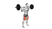 Squat avec barre haute