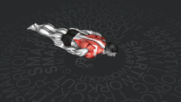 Плавание на животе