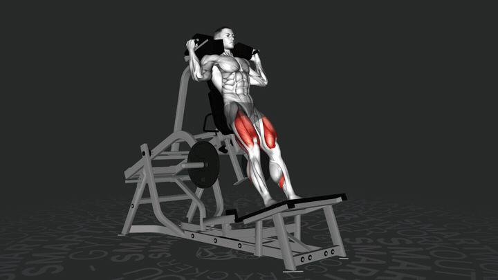 Squat alla Pressa Orizzontale