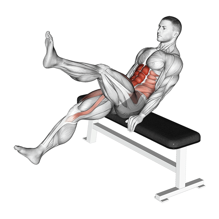 Seated Flutter Kick