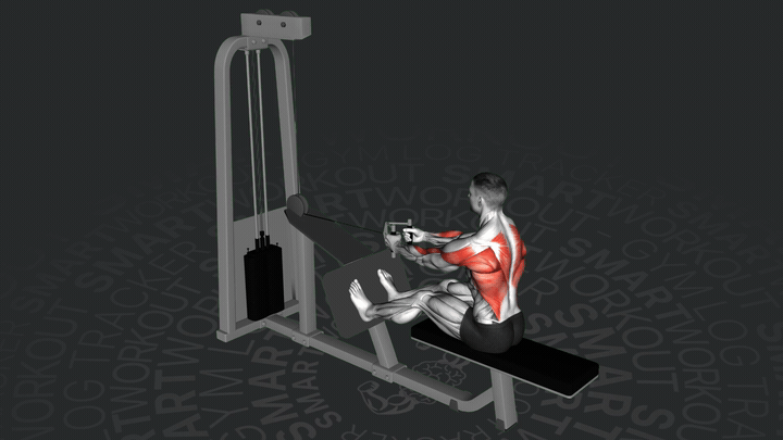 Тяга нижнего блока сидя с нейтральным хватом