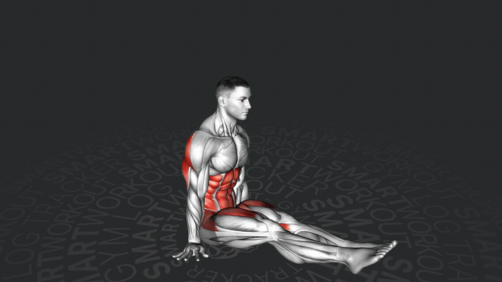 Скручивания в V-сидении