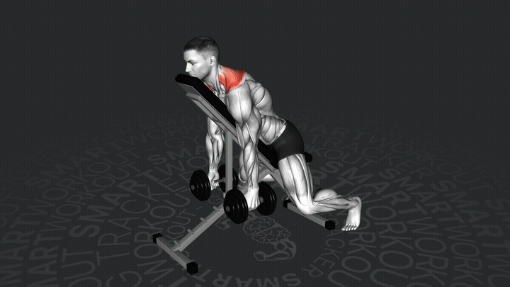 Шраги Келсо с гантелями