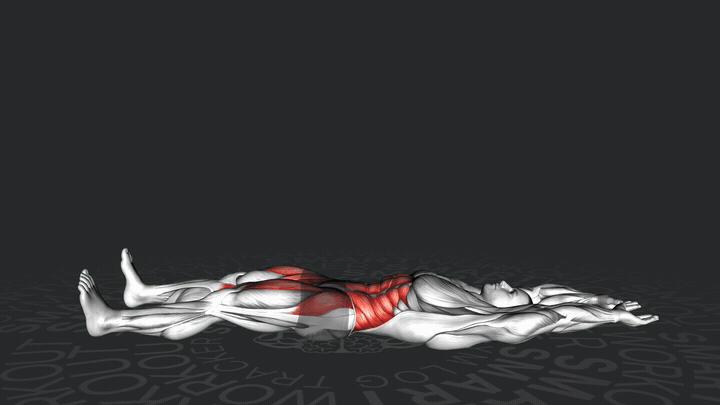 Подъем туловища и ног в положении "V"