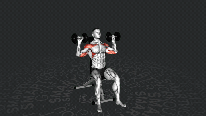 Seated Dumbbell Shoulder Press